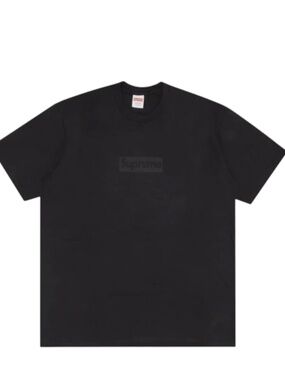 Supreme Tonal Box Logo Tee Black 2023 Release Size L Streetwear Essential
